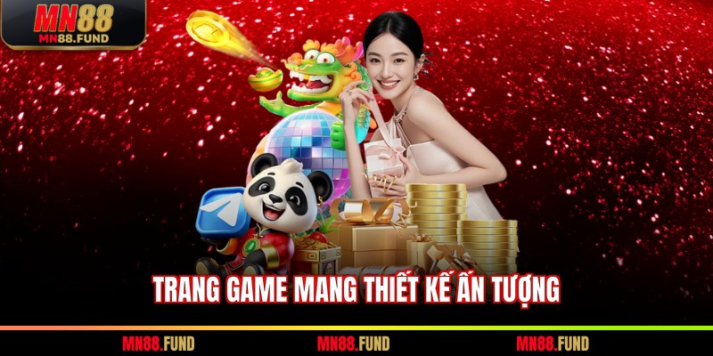 Trang game mang thiết kế ấn tượng